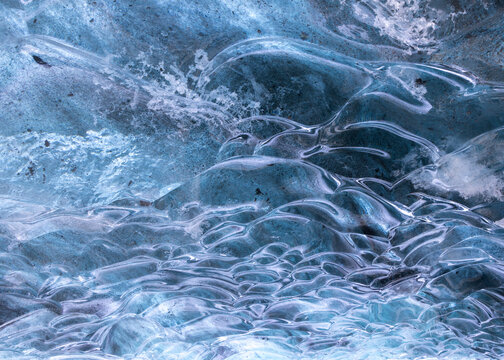 Ice cave interior