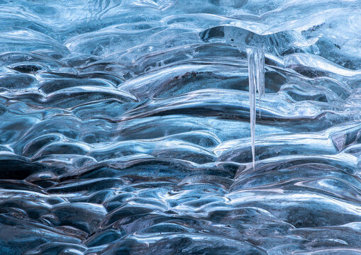 Ice cave interior