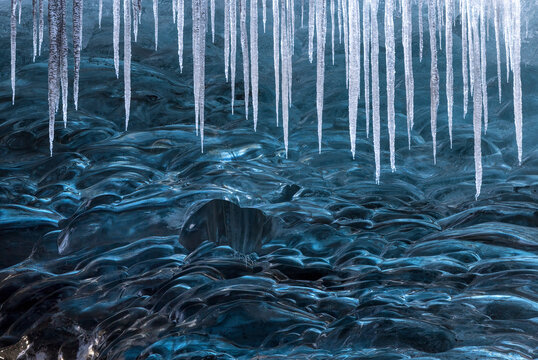 Ice cave interior