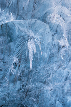 Ice cave interior