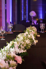 wedding table setting
