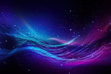 abstract blue and purple background, Generative AI