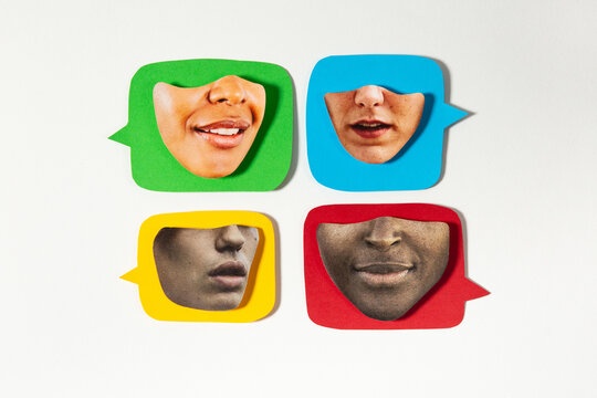 Colorful communication concept