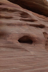 Hiking in Valley of fire in Nevada, USA