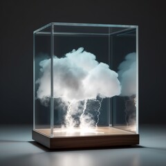 sky, cloud, light, lightning, in, box, glass, home, nature, weather, game, toy, app, style, aquarium, window, blue, clouds, woman, sun, abstract, smoke, water, x-ray, bright, art, storm, generaitive, 