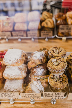 Freshly Baked Pastries at a Bakery