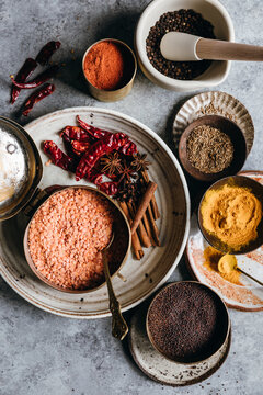Ingredients for Dhal and Spices