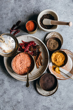 Ingredients for Dhal and Spices