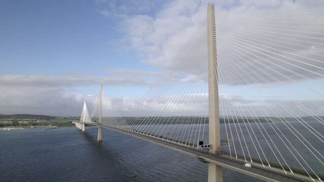 Queensferry Birdge Edinburgh Drone