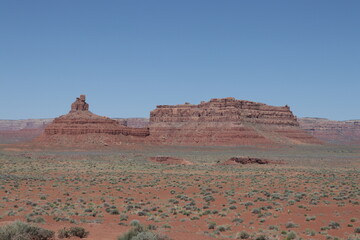 rocks in Valley of the gods in Utah , USA