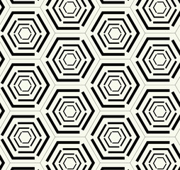 Vector monochrome geometric pattern in simple graphic design. Fashion trendy geometry.