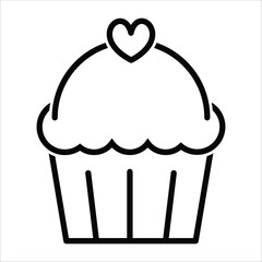 cake icon vector design template