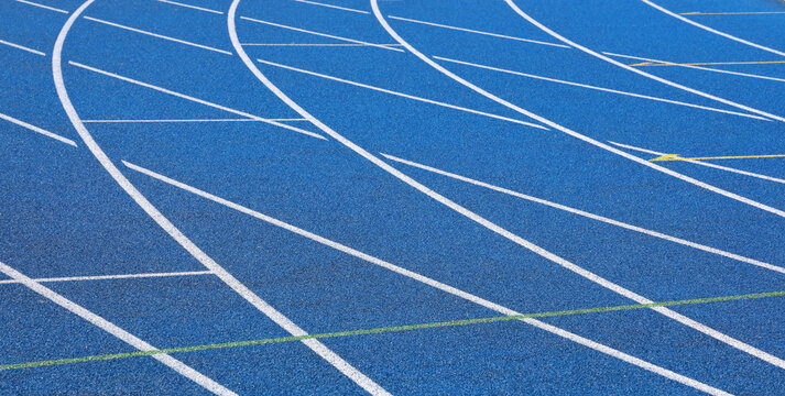 white lines on sports field