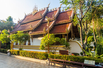 Wat Phra Singh temple in Chiang Rai, Thailand