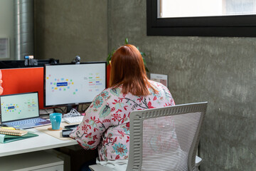Business woman at office