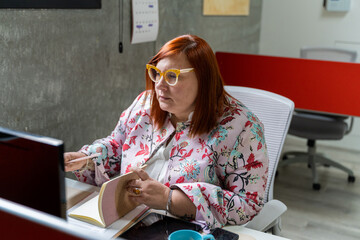 Business woman at office