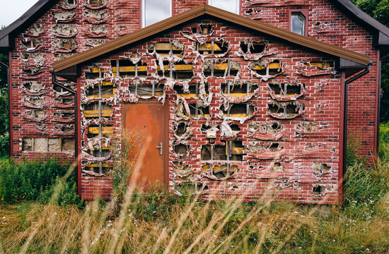 Melted facade