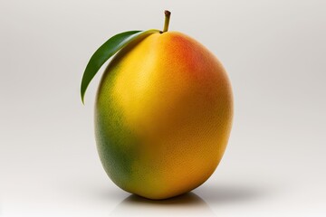 tasty mango on a white background
