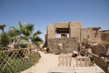 Beautiful view of the Old town of Siwa Oasis in Siwa, Egypt - obrazy, fototapety, plakaty