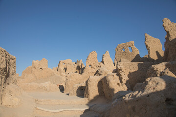 Beautiful view of the Old town of Siwa Oasis in Siwa, Egypt