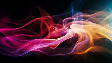 Fototapeta premium Abstract digital smoke on isolated background. Fog or steam texture overlays.