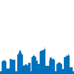 Obraz premium City Landscape Silhouette