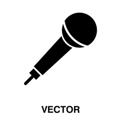 Microphone icon,vector illustration. vector microphone icon illustration isolated on White background