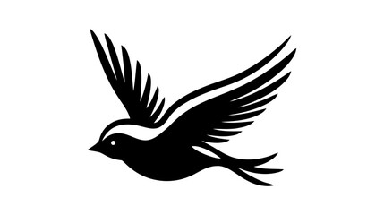 Flying Wings Bird Logo abstract design vector template. Vector illustration.