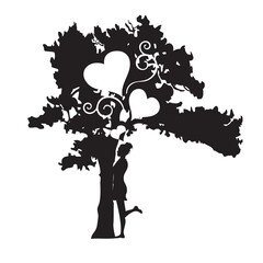 Obraz na płótnie Canvas Love a Tree