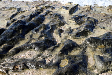 Texture and structure of the stone. Natural nature background.