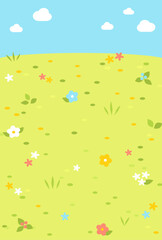 背景イラスト_草原