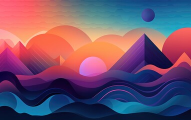 abstract modern minimal background. generative ai