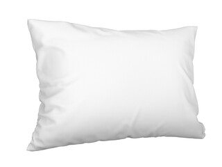 Pillow mockup in front view. Design element for spa, brands, salons. Decorate bedroom, living room. Design template for your graphics. Pillow decoration of cotton feather. 3d rendering