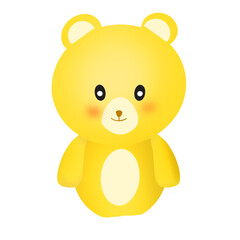 bear, cartoon bear, cute, adorable, cartoon, illustration, beautiful, teddy bear, bear clipart, toy figure,