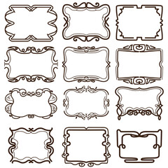 set of vintage frames