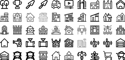 Set Of Build Icons Collection Isolated Silhouette Solid Icons Including Design, Development, Business, Work, Build, Concept, Vector Infographic Elements Logo Vector Illustration