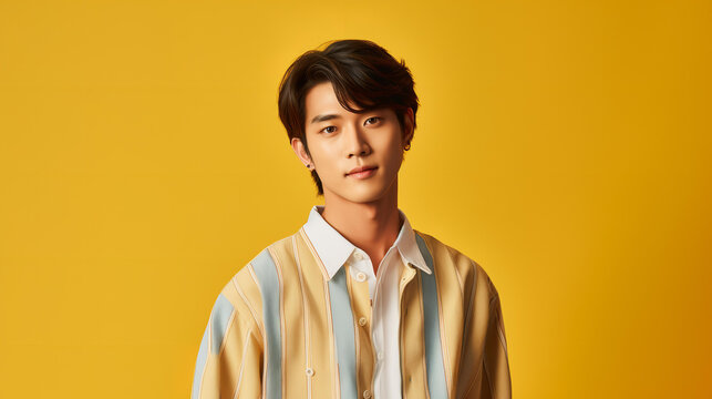 男性アイドル・俳優・芸能人・ホストなどのイケメンアジア人男性（Generative AI）
