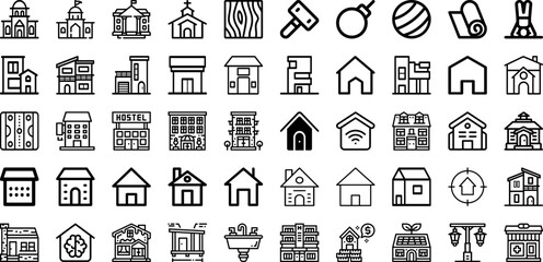 Set Of Build Icons Collection Isolated Silhouette Solid Icons Including Work, Vector, Development, Build, Design, Concept, Business Infographic Elements Logo Vector Illustration