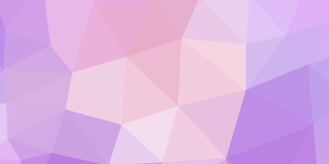 abstract geometric pink and purple background with triangles shape