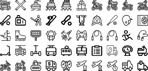 Set Of Sport Icons Collection Isolated Silhouette Solid Icons Including Background, Sport, Game, Design, Football, Vector, Competition Infographic Elements Logo Vector Illustration