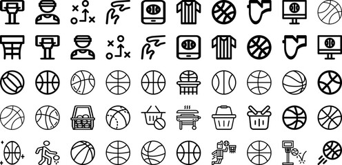 Fototapeta na wymiar Set Of Basket Icons Collection Isolated Silhouette Solid Icons Including Supermarket, Sale, Market, Store, Basket, Buy, Isolated Infographic Elements Logo Vector Illustration