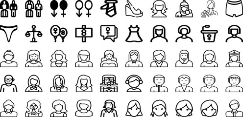 Set Of Male Icons Collection Isolated Silhouette Solid Icons Including Man, Business, Adult, Male, Person, Young, Isolated Infographic Elements Logo Vector Illustration