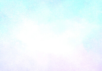 水彩のシンプルにじみ背景　水色紫