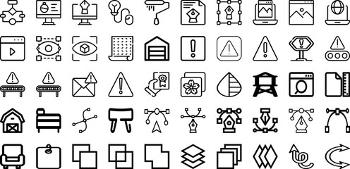 Set Of Sign Icons Collection Isolated Silhouette Solid Icons Including Vector, Sign, Illustration, Background, Symbol, Traffic, Isolated Infographic Elements Logo Vector Illustration