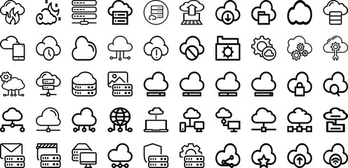 Set Of Loud Icons Collection Isolated Silhouette Solid Icons Including Speaker, Loud, Announcement, Loudspeaker, Sound, Voice, Vector Infographic Elements Logo Vector Illustration