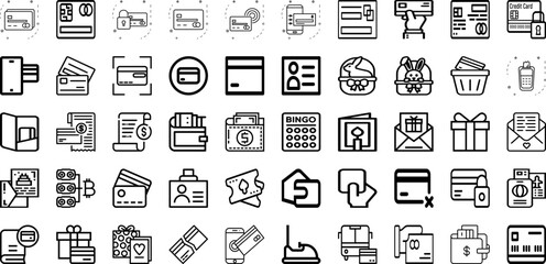 Set Of Card Icons Collection Isolated Silhouette Solid Icons Including Illustration, Design, Background, Card, Business, Template, Vector Infographic Elements Logo Vector Illustration