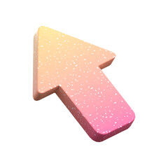 3d rendering - Abstract Gradient Object art, geometric shapes