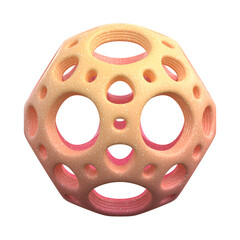 3d rendering - Abstract Gradient Object art, geometric shapes