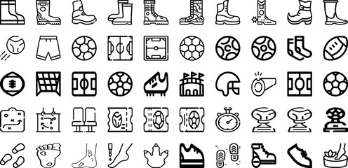 Set Of Foot Icons Collection Isolated Silhouette Solid Icons Including Care, Icon, People, Sole, Footprint, Vector, Foot Infographic Elements Logo Vector Illustration