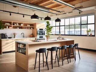 Fototapeta premium modern co-working spaces, 